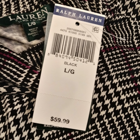 NEW Lauren Ralph Lauren Geo Print Top - Picture 7 of 8